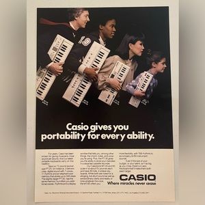 Casio1983 Magazine Advertisement